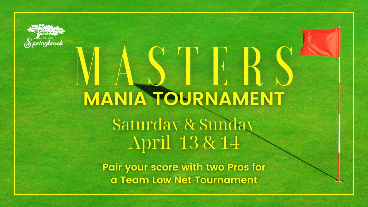Pair Up with the Pros in our Masters' Mania Tournament
